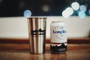 Patagonia Long Root Belgian style ale! Super tasty  at Veg Out in Kyoto