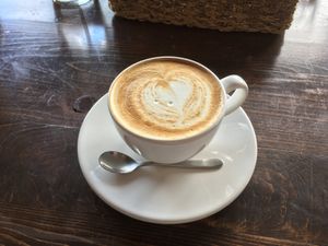 Delicious coffee at Veg Out in Kyoto