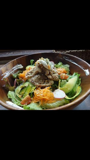 Buddha bowl at Veg Out in Kyoto