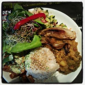 Ook veganistische optie mogelijk - lekker lekker at Marengo in Ghent