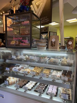 The drool worthy dessert case #Veganuary at Valhalla Bakery in Orlando