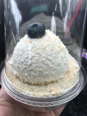 Coconut cream tart  at Valhalla Bakery in Orlando