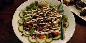 BBQ pulled jackfruit bowl at VegetaBowl in Koh Tao