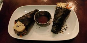 Tofu shroom nori roll at VegetaBowl in Koh Tao