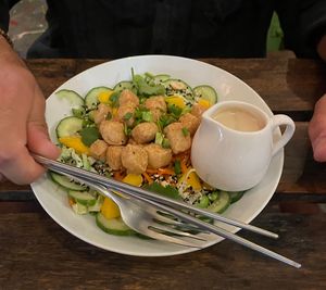 Asia napa Bowl  at VegetaBowl in Koh Tao