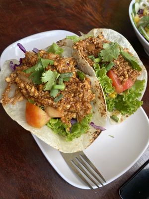 Jackfruit Taccos  at VegetaBowl in Koh Tao