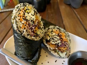 Sushi wraps   at VegetaBowl in Koh Tao