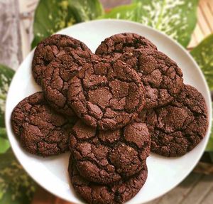 Double chocolate gluten free cookies at VegetaBowl in Koh Tao