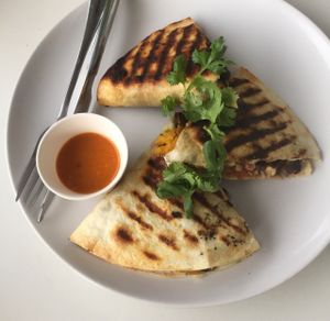 Quesadilla at VegetaBowl in Koh Tao