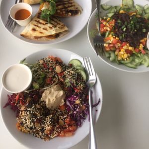 dinner :) at VegetaBowl in Koh Tao