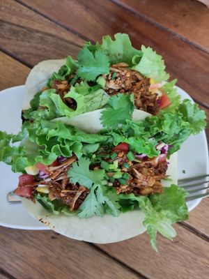 Bbq tacos at VegetaBowl in Koh Tao