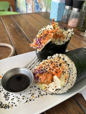 teriyaki burrito   at VegetaBowl in Koh Tao