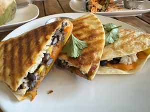 Quesadilla  at VegetaBowl in Koh Tao