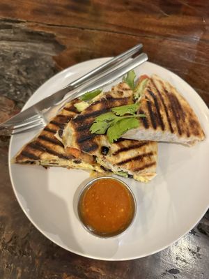 Veggie Quesadillas   at VegetaBowl in Koh Tao