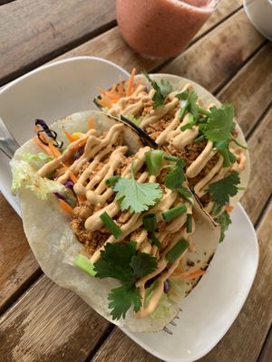 Tofu Tacos  at VegetaBowl in Koh Tao