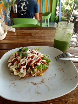 So good I ate half before I remembered to take a photo! at VegetaBowl in Koh Tao