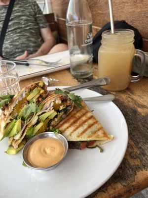 Seitan Quesadilla  at VegetaBowl in Koh Tao