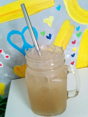 lemongrass ginger ale at VegetaBowl in Koh Tao