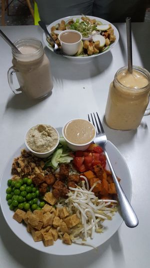 Dinner at Vegetabowls at VegetaBowl in Koh Tao