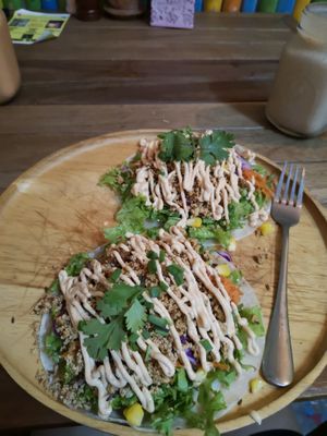 Tacos at VegetaBowl in Koh Tao