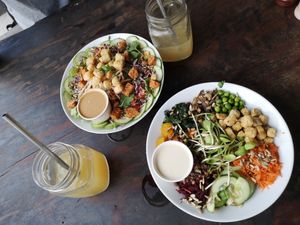 Zen and Power bowl at VegetaBowl in Koh Tao