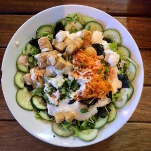 Sushi bowl  at VegetaBowl in Koh Tao