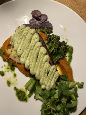 Aubergine Plate   at Margarete in Frankfurt