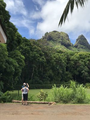 This is your view when eating your açaí bowl!  at Kalalea Juice Hale in Anahola