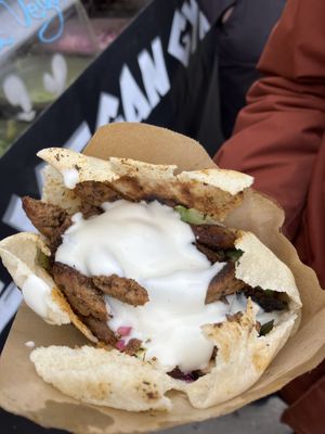   at Vegan Gyros - Mauer Park - Food Truck in Berlin
