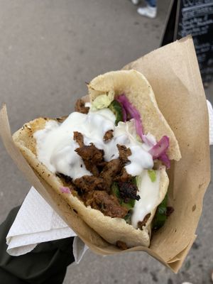  at Vegan Gyros - Mauer Park - Food Truck in Berlin