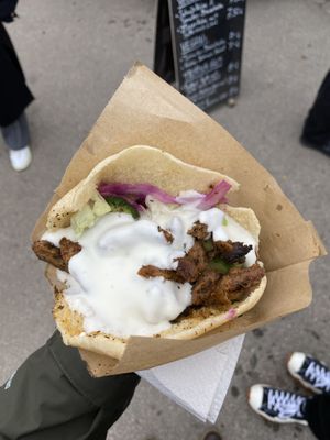   at Vegan Gyros - Mauer Park - Food Truck in Berlin