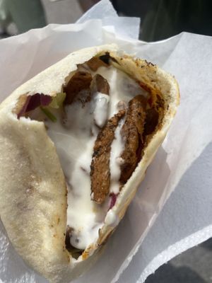 Vegan gyro  at Vegan Gyros - Mauer Park - Food Truck in Berlin