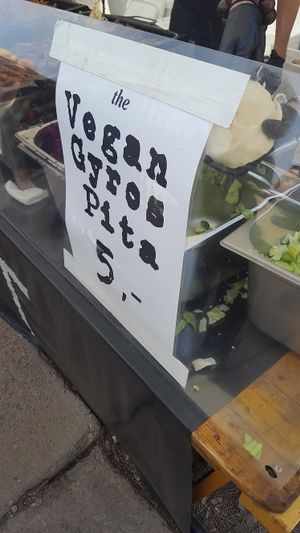 gyros at Vegan Gyros - Mauer Park - Food Truck in Berlin