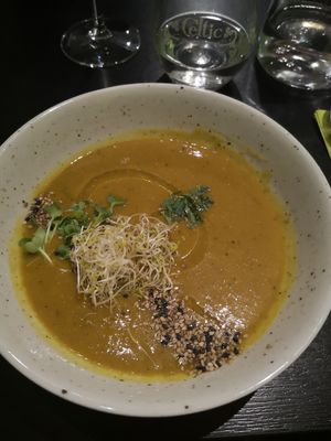 Soupe de potiron at Velicious in Strasbourg