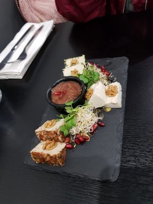 Cheese plate at Velicious in Strasbourg