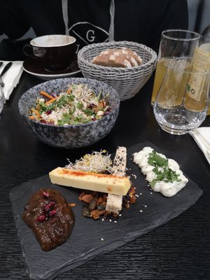 Vegan cheese at Velicious in Strasbourg