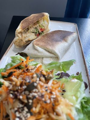 Wrap mit Lemongrass-Tofu   at Velicious in Strasbourg