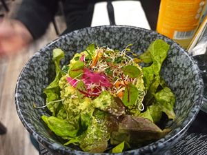 Avocado starter at Velicious in Strasbourg