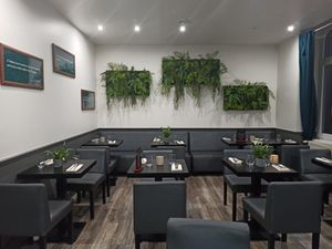 Restaurant room inside at Velicious in Strasbourg