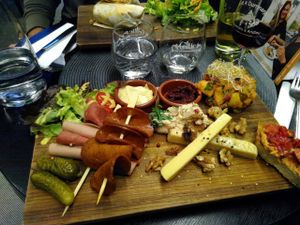 Assiette dégustation at Velicious in Strasbourg