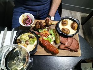 Raclette at Velicious in Strasbourg