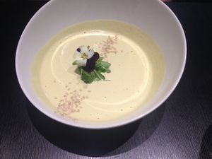 Raw soup at Velicious in Strasbourg