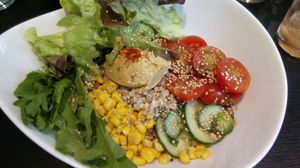 Buddha bowl at Velicious in Strasbourg