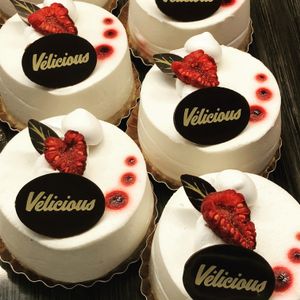 a sampling of what's in the dessert case! at Velicious in Strasbourg