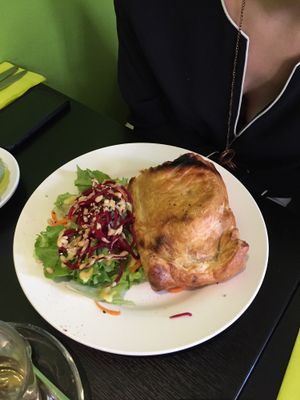 seitan wrap at Velicious in Strasbourg