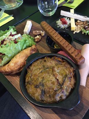 Mixed plate  at Velicious in Strasbourg