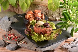 Vegan tartare  at Velicious in Strasbourg