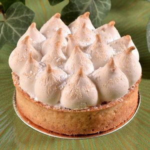 rhubarb tartlet at Velicious in Strasbourg