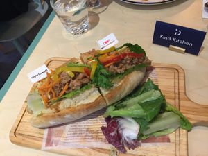 Vegan banh mi  at Green Common Kind Kitchen - Nan Fung Place in Hong Kong Island