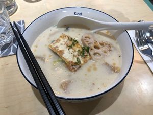White dragon ramen  at Green Common Kind Kitchen - Nan Fung Place in Hong Kong Island